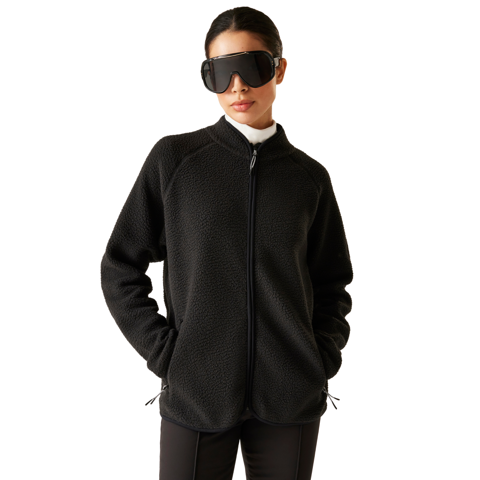 Dare 2B Women's Excursion Full Zip Fleece (Black)