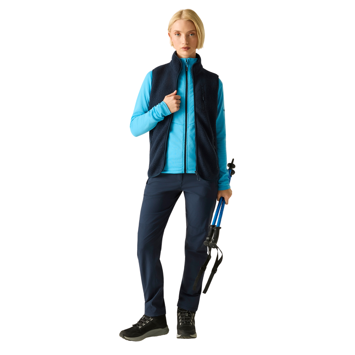 Dare 2B Women's Excursion UPF50 Fleece Body Warmer Navy 540 DWA765