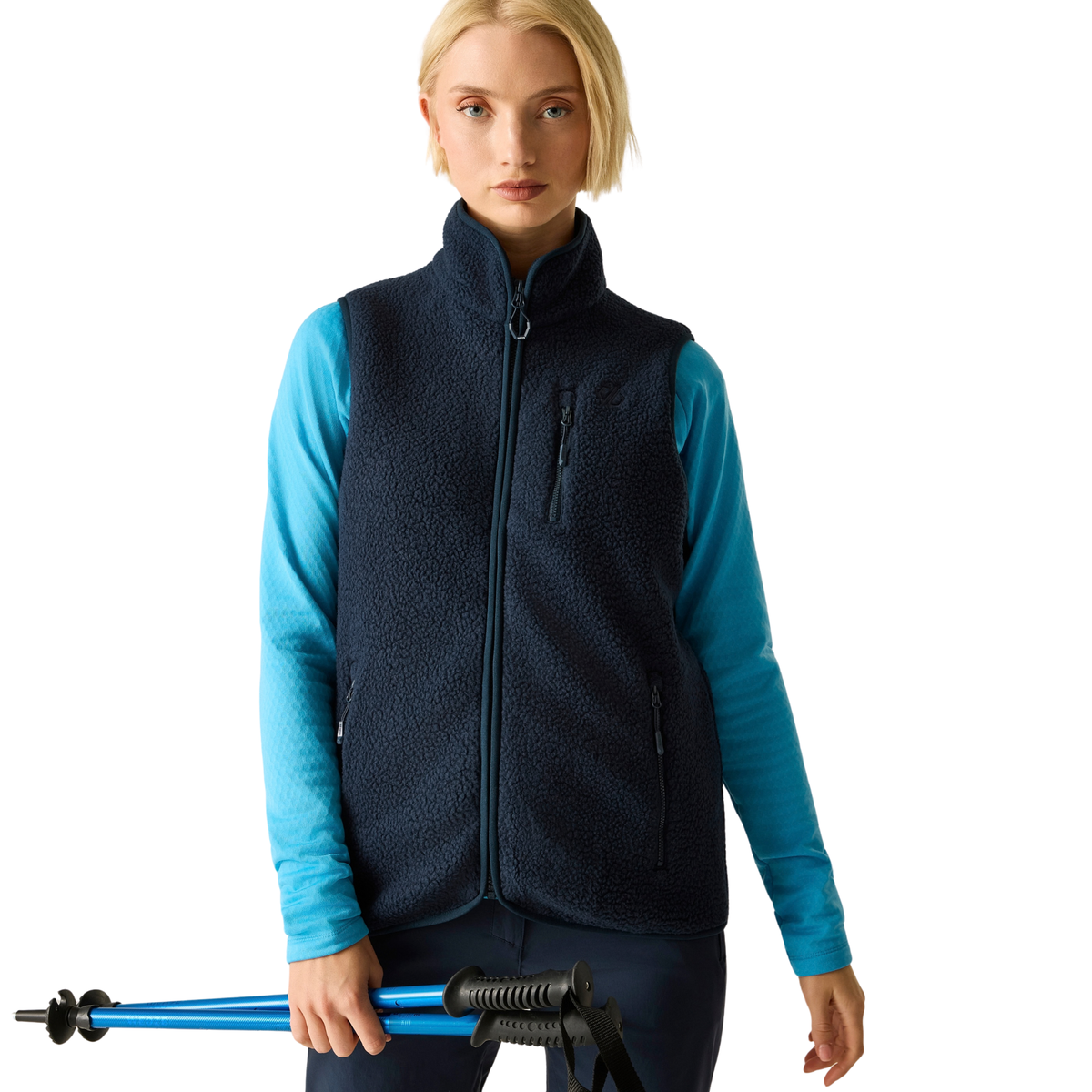 Dare 2B Women's Excursion UPF50 Fleece Body Warmer Navy 540 DWA765