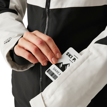 Load image into Gallery viewer, Dare 2B Women&#39;s Flurry II Waterproof Ski Jacket (Egret/Black)
