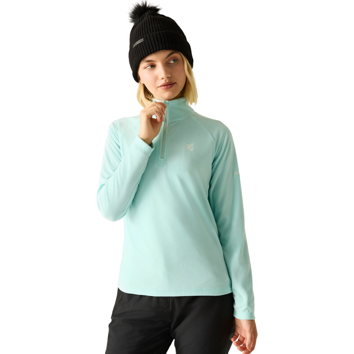 Dare 2B Women's Freeform II Quarter Zip Fleece Top Water Ballet 1F6 DWA473