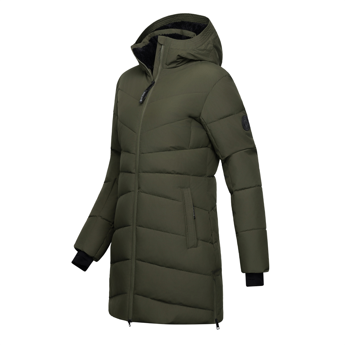 Dare 2B Women's Glacier Longline Waterproof Insulated Parka (Dark Khaki)
