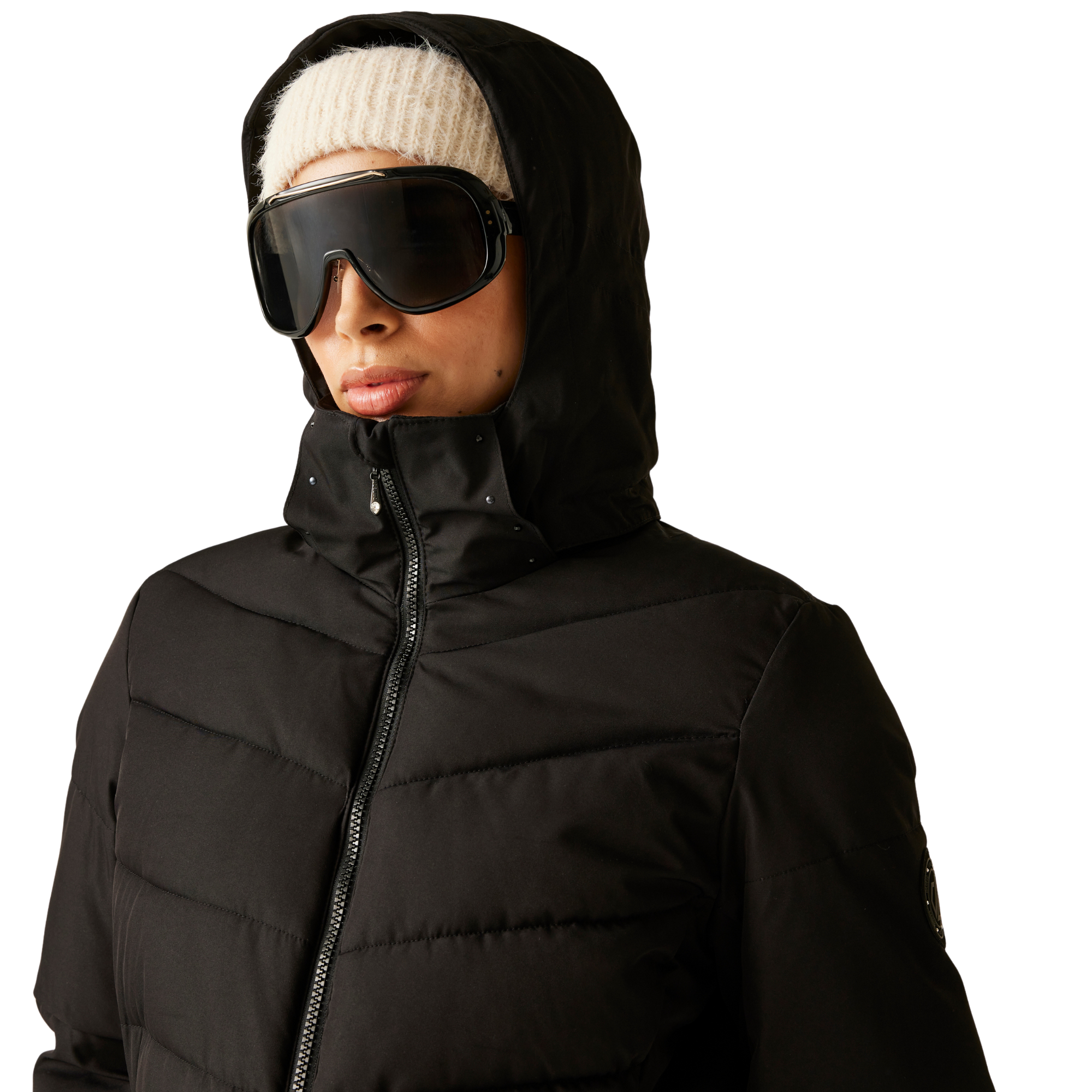 Dare 2B Women's Glacier Waterproof Insulated Ski Jacket (Black)