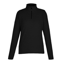 Load image into Gallery viewer, Dare 2B Women&#39;s Glamorize III Quilted Midlayer Quarter Zip Fleece Top (Black)

