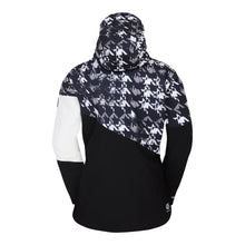 Load image into Gallery viewer, Dare 2B Women&#39;s Ice III Waterproof Insulated Ski Jacket (Black Dogtooth Print)
