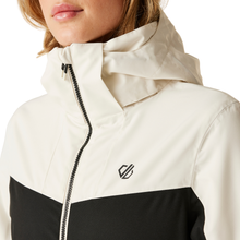 Load image into Gallery viewer, Dare 2B Women's Iced Waterproof Insulated Ski Jacket (Egret White/Black)
