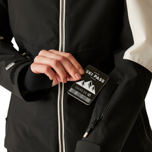 Load image into Gallery viewer, Dare 2B Women's Iced Waterproof Insulated Ski Jacket (Egret White/Black)
