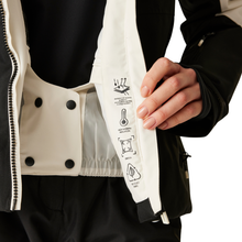 Load image into Gallery viewer, Dare 2B Women's Iced Waterproof Insulated Ski Jacket (Egret White/Black)
