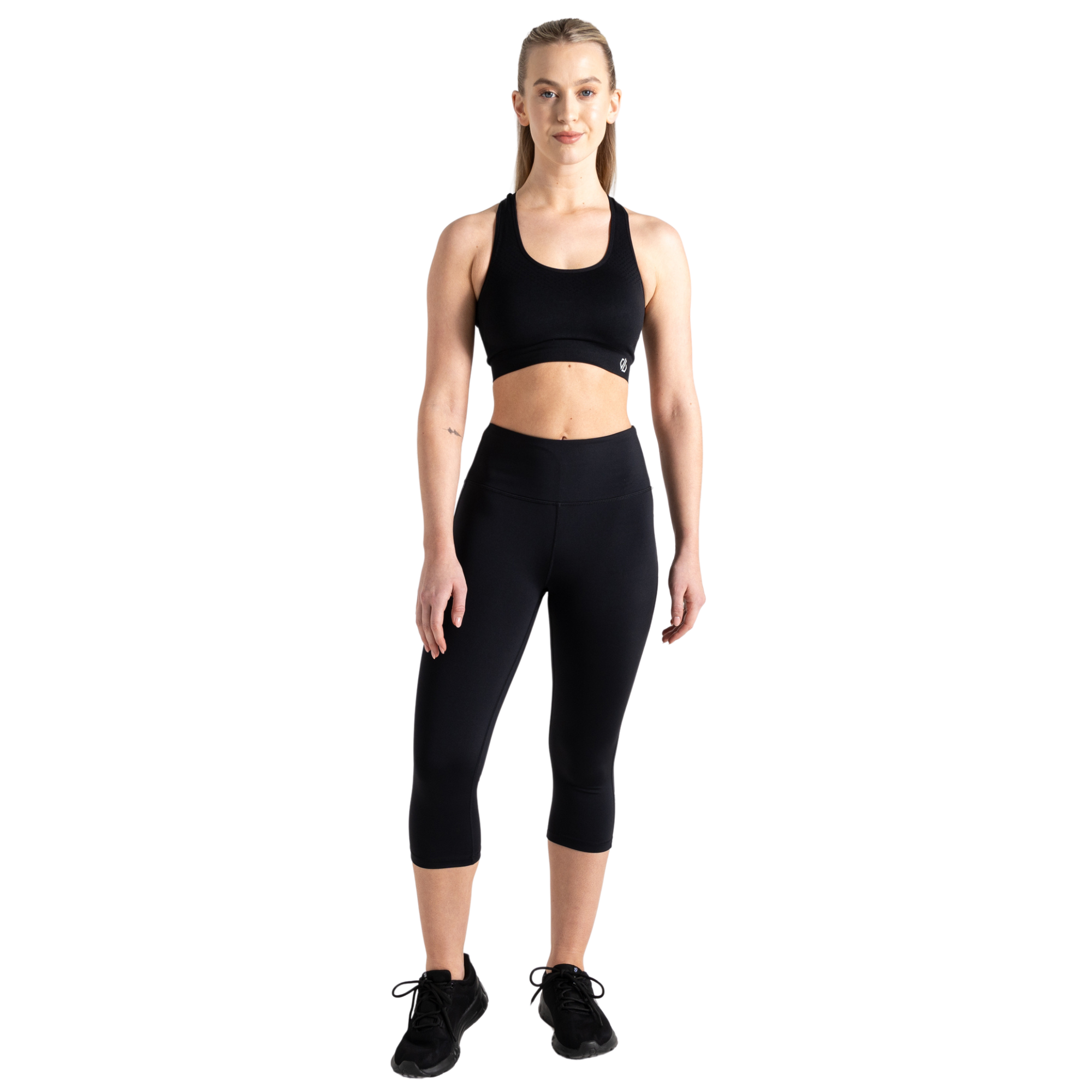 Dare 2B Women's Influential UPF50 3/4 Leggings (Black)