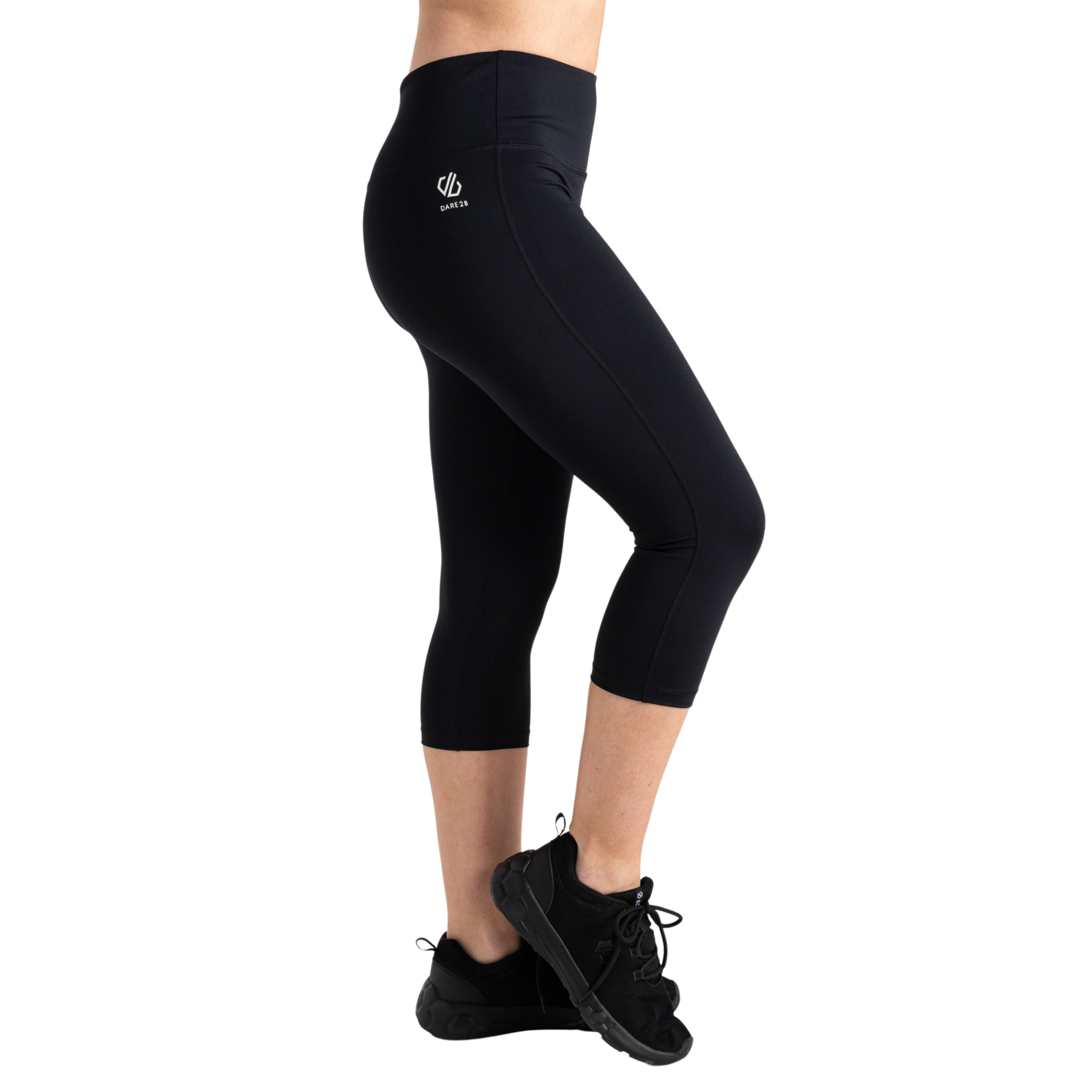 Dare 2B Women's Influential UPF50 3/4 Leggings (Black)
