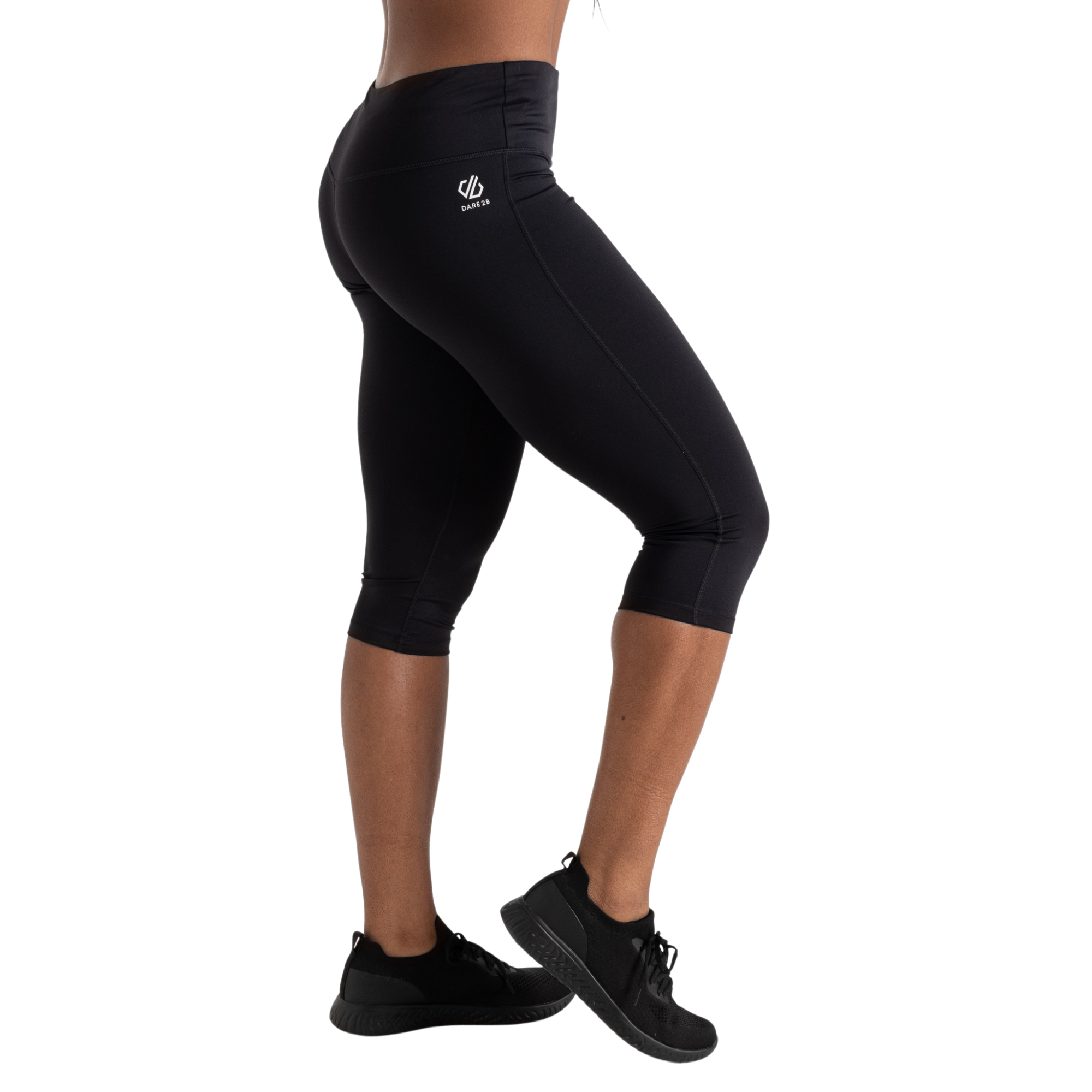 Dare 2B Women's Influential UPF50 3/4 Leggings (Black)