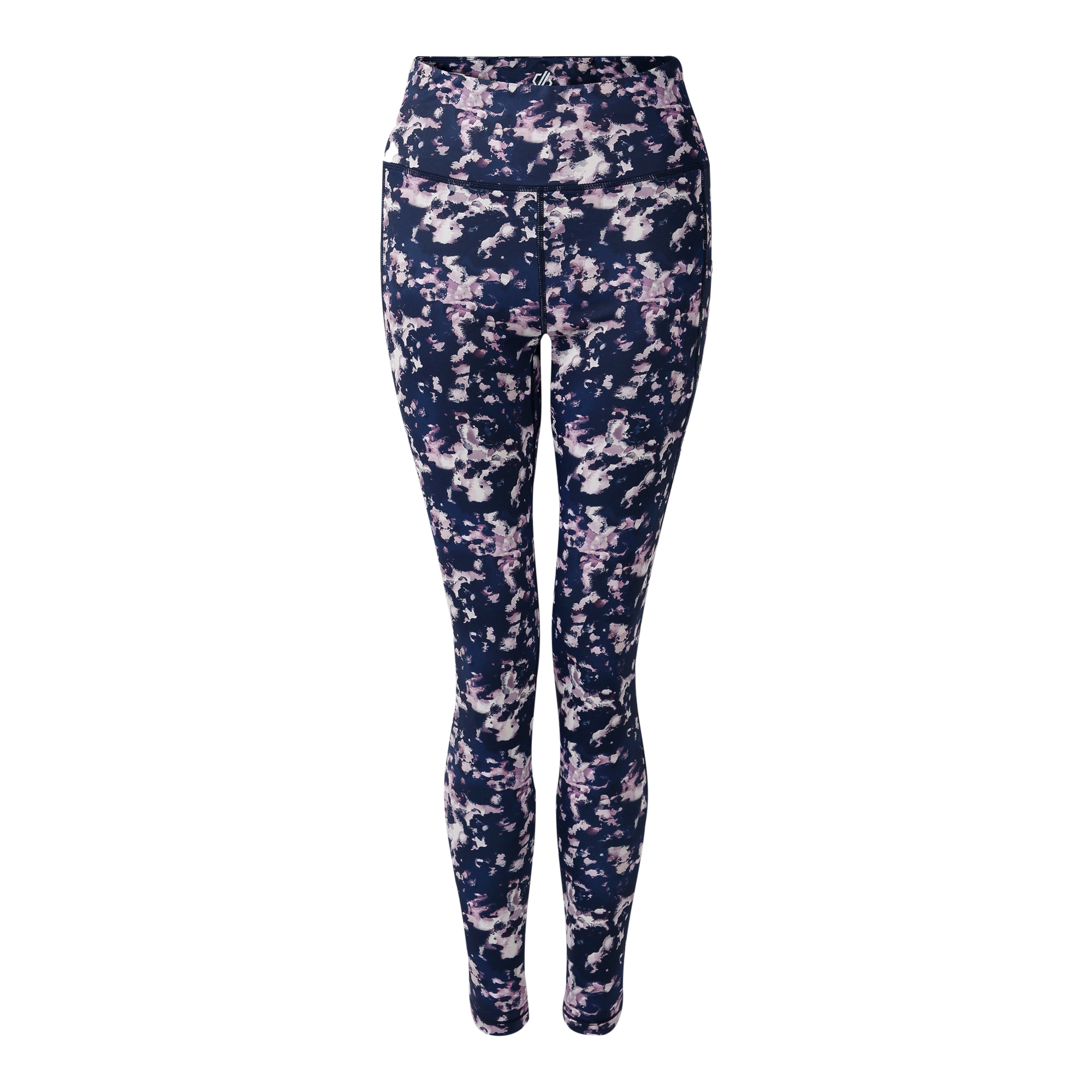Dare 2B Women's Influential II UPF50 Leggings (Navy Inky Print)