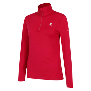 Dare 2B Women's Lowline II Core Stretch Quarter Zip Fleece Top (Berry Pink)