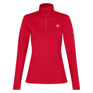 Dare 2B Women's Lowline II Core Stretch Quarter Zip Fleece Top (Berry Pink)