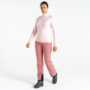 Dare 2B Women's Lowline II Stretch Quarter Zip Fleece (Crystal Rose)