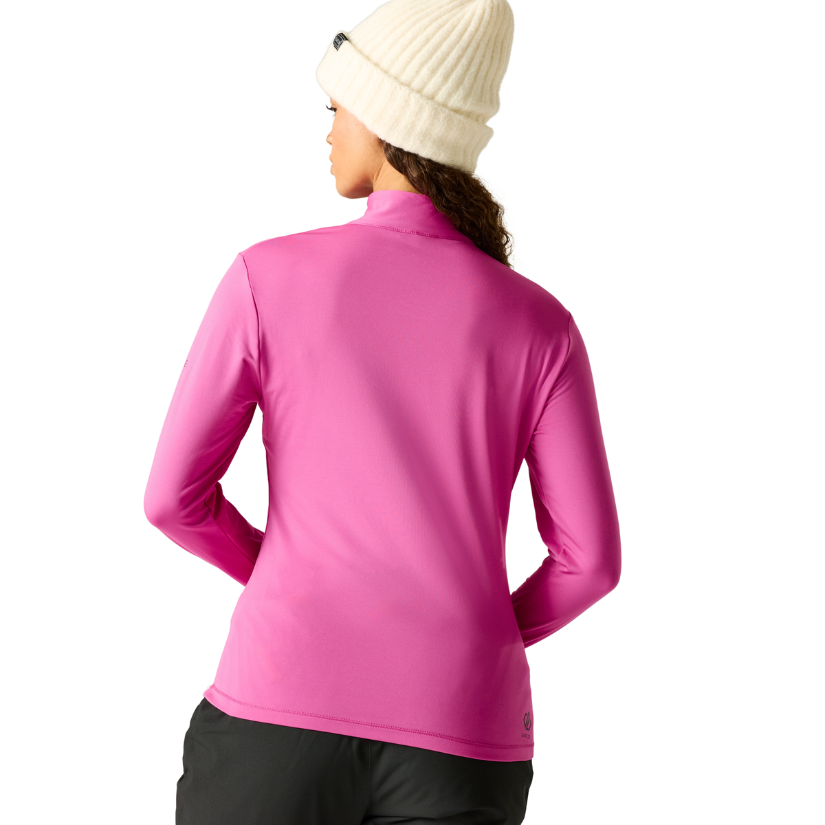 Dare 2B Women's Lowline II Stretch Quarter Zip Fleece Top Extreme Pink ZXP DWL452