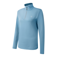 Load image into Gallery viewer, Dare 2B Women&#39;s Lowline II Stretch UPF50 Quarter Zip Fleece Top (Glacier Lake)
