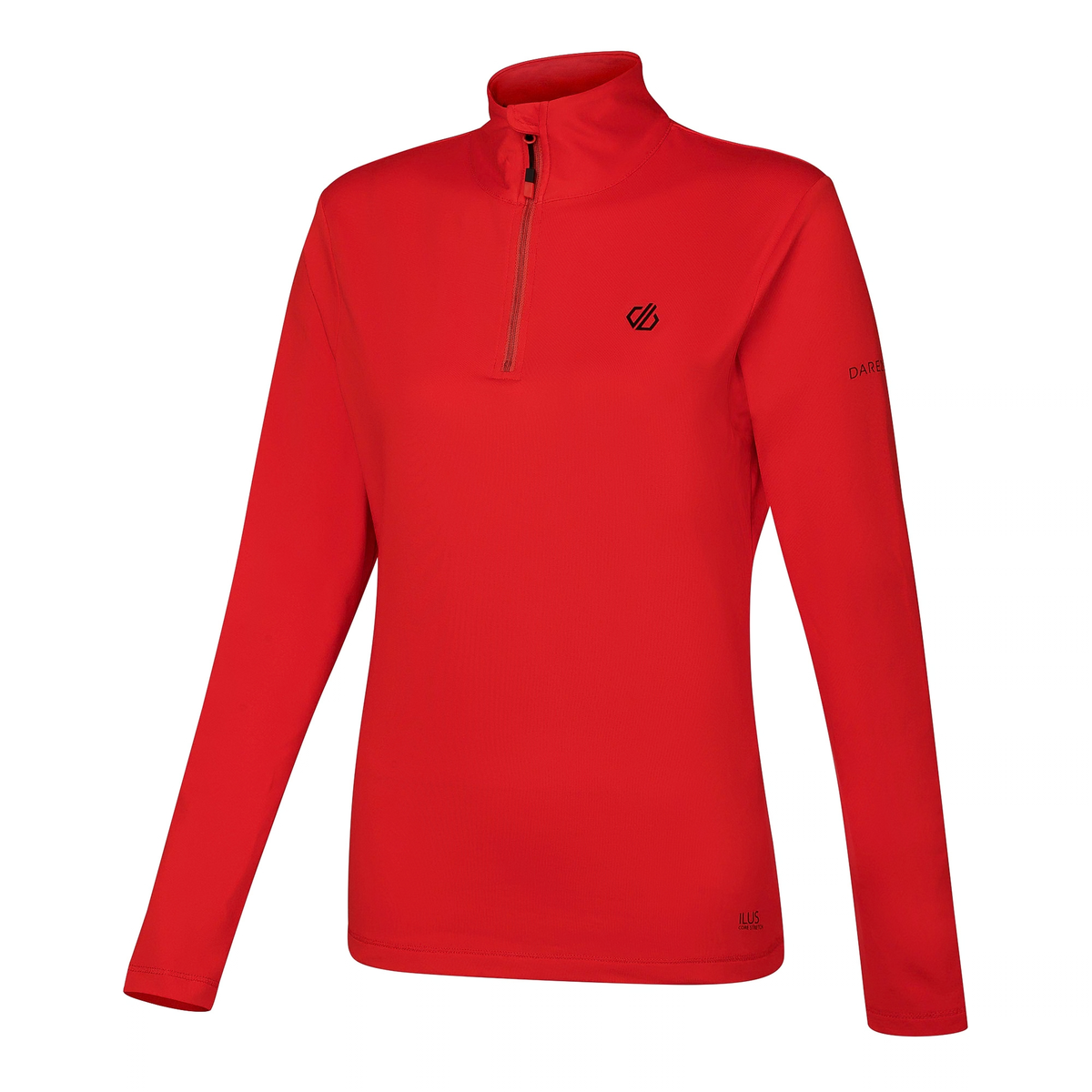 Dare 2B Women's Lowline II Stretch Quarter Zip Fleece Top Grenadine 71K DWL452