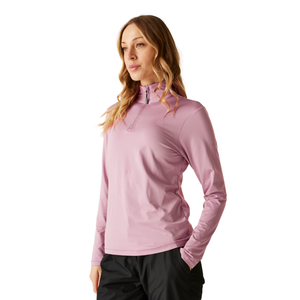 Dare 2B Women's Lowline II Stretch Quarter Zip Fleece Top (Lilas)