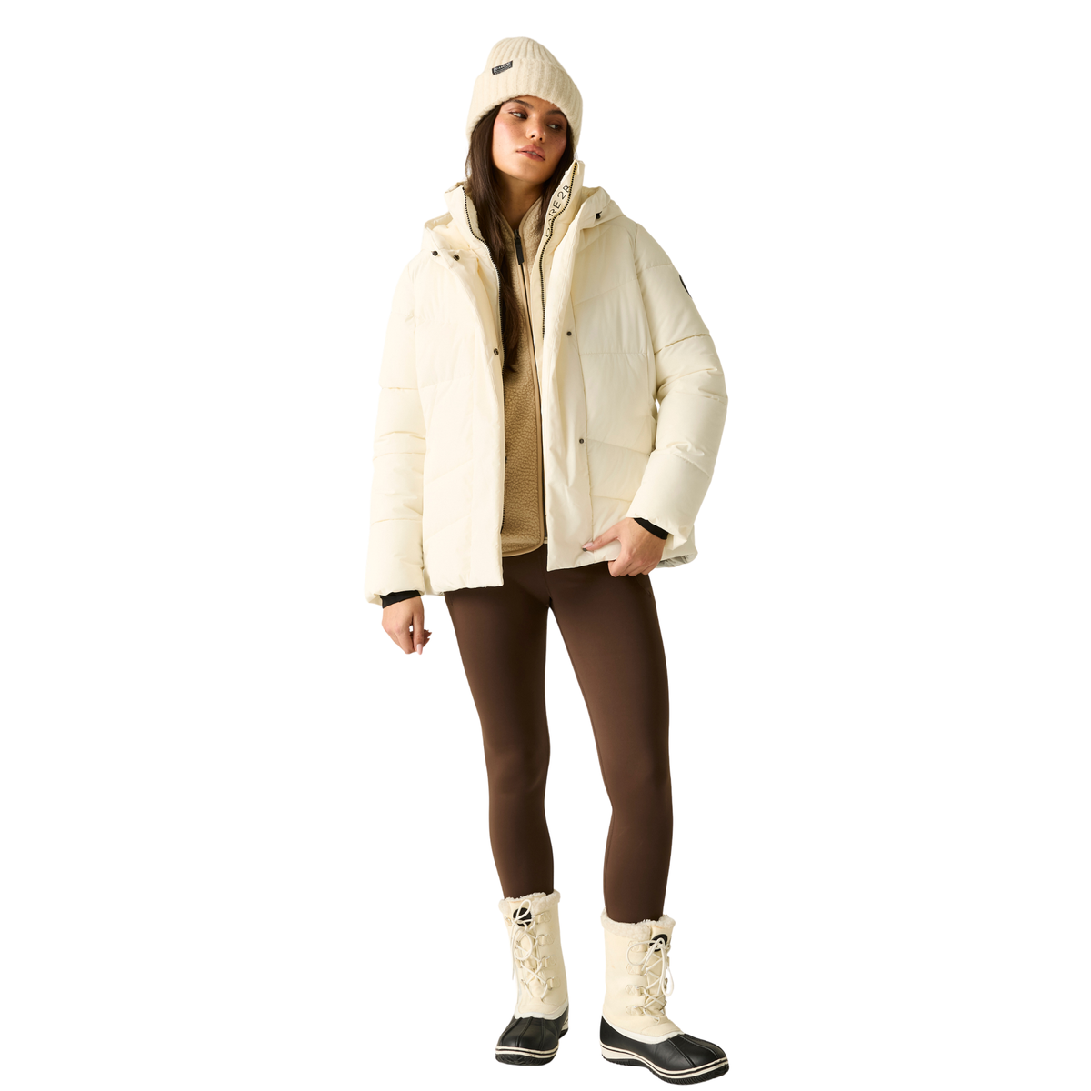 Dare 2B Women's Lustre Waterproof Insulated Jacket (Egret)