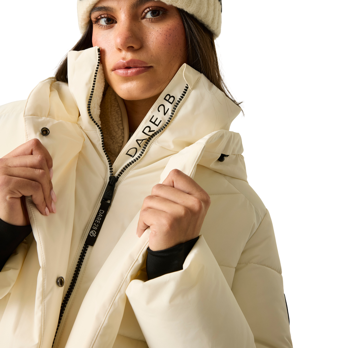 Dare 2B Women's Lustre Waterproof Insulated Jacket (Egret)