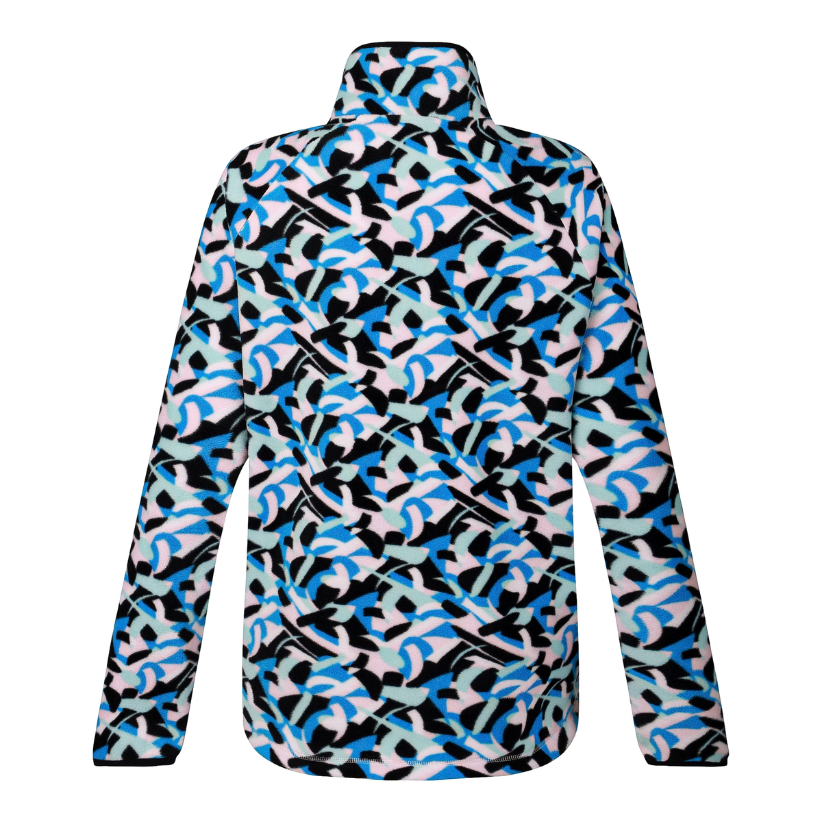 Dare 2B Women's Printed Half Snap Fleece Top Abstract Swirl Print ZF9 DWA782
