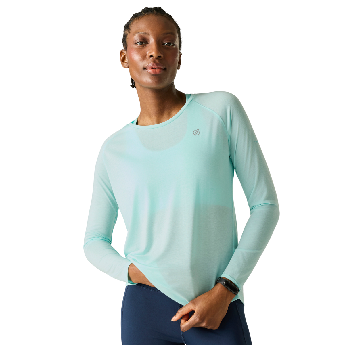 Dare 2B Women's Serenity Nimble Long Sleeve Technical Top Water Ballet 1F6 DWT803