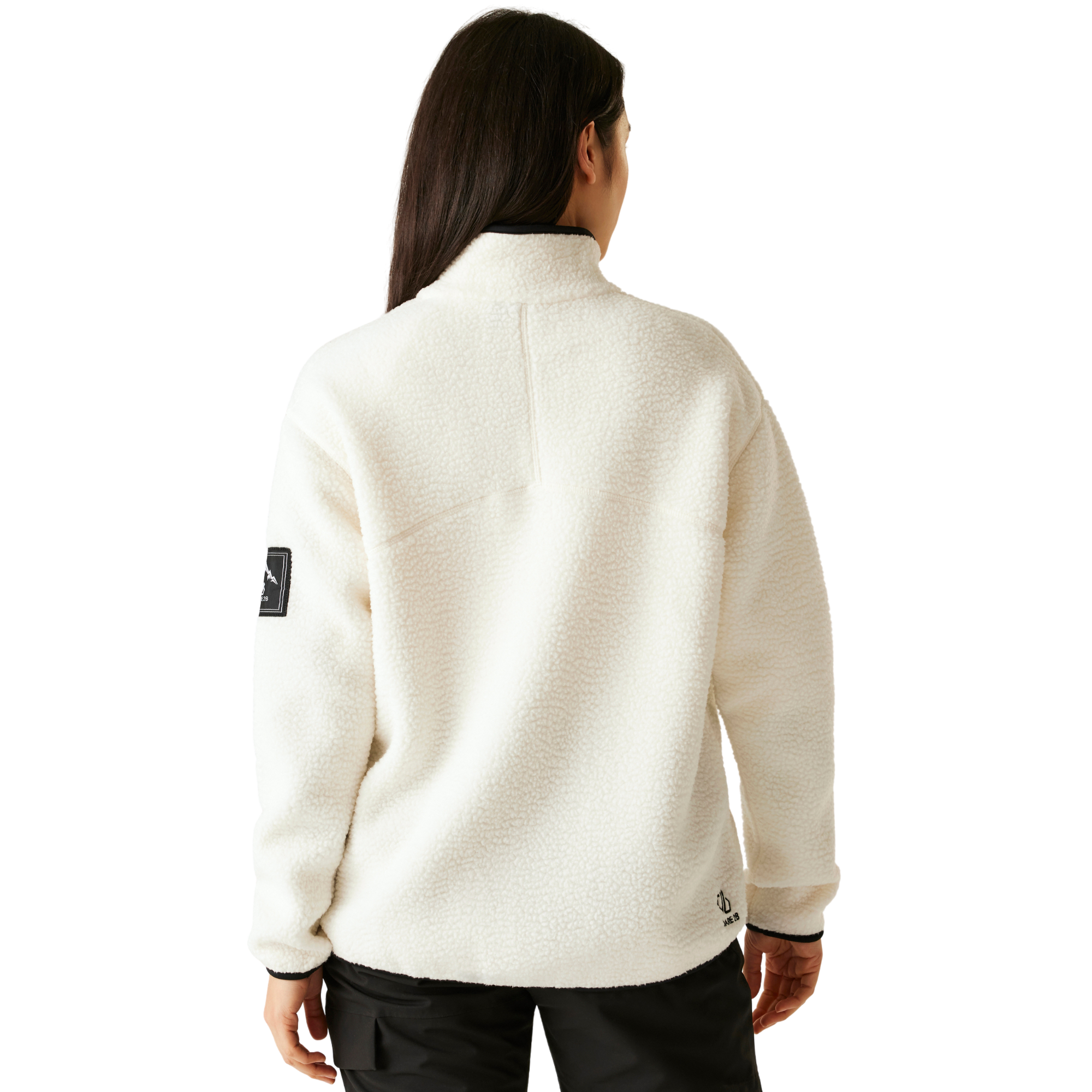 Dare 2B Women's Slide Out Half Zip Fleece Top Grey Morn Egret 0FS DWA538