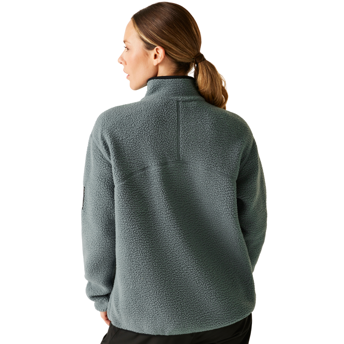 Dare 2B Women's Slide Out Half Zip Fleece Top (Element Grey)