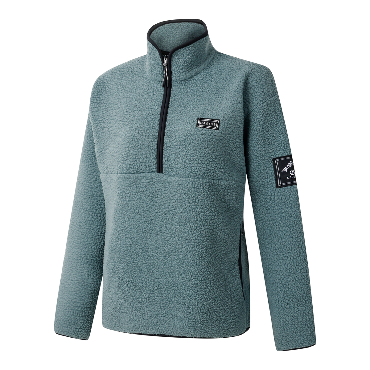 Dare 2B Women's Slide Out Half Zip Fleece Top (Element Grey)