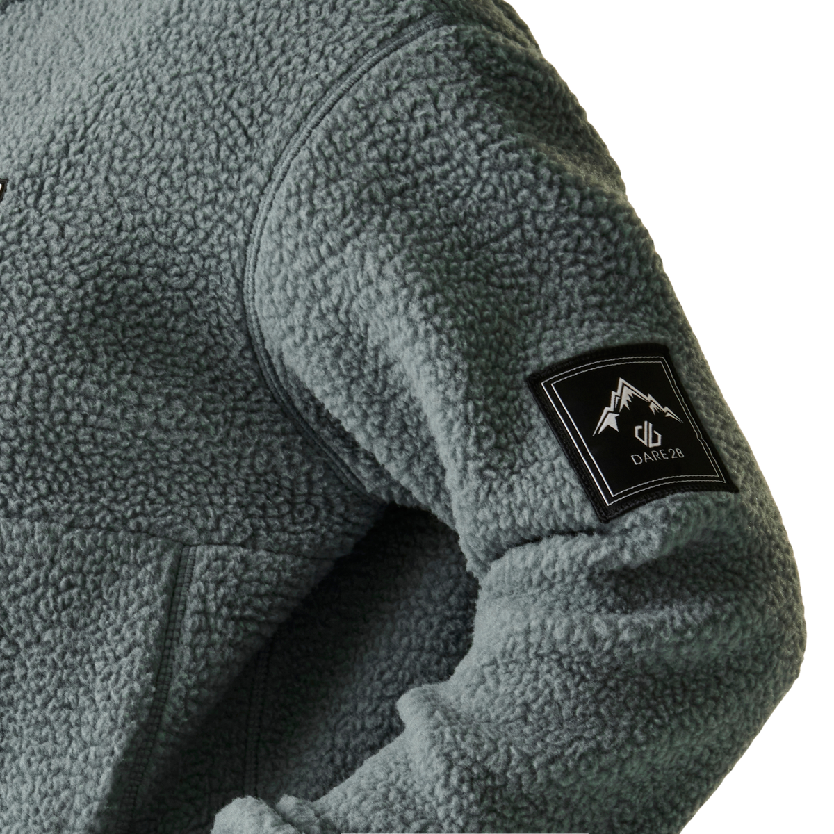 Dare 2B Women's Slide Out Half Zip Fleece Top (Element Grey)