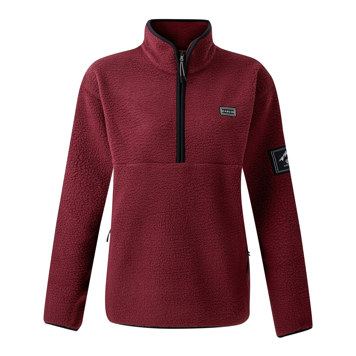 Dare 2B Women's Slide Out Half Zip Fleece Top (Fig)