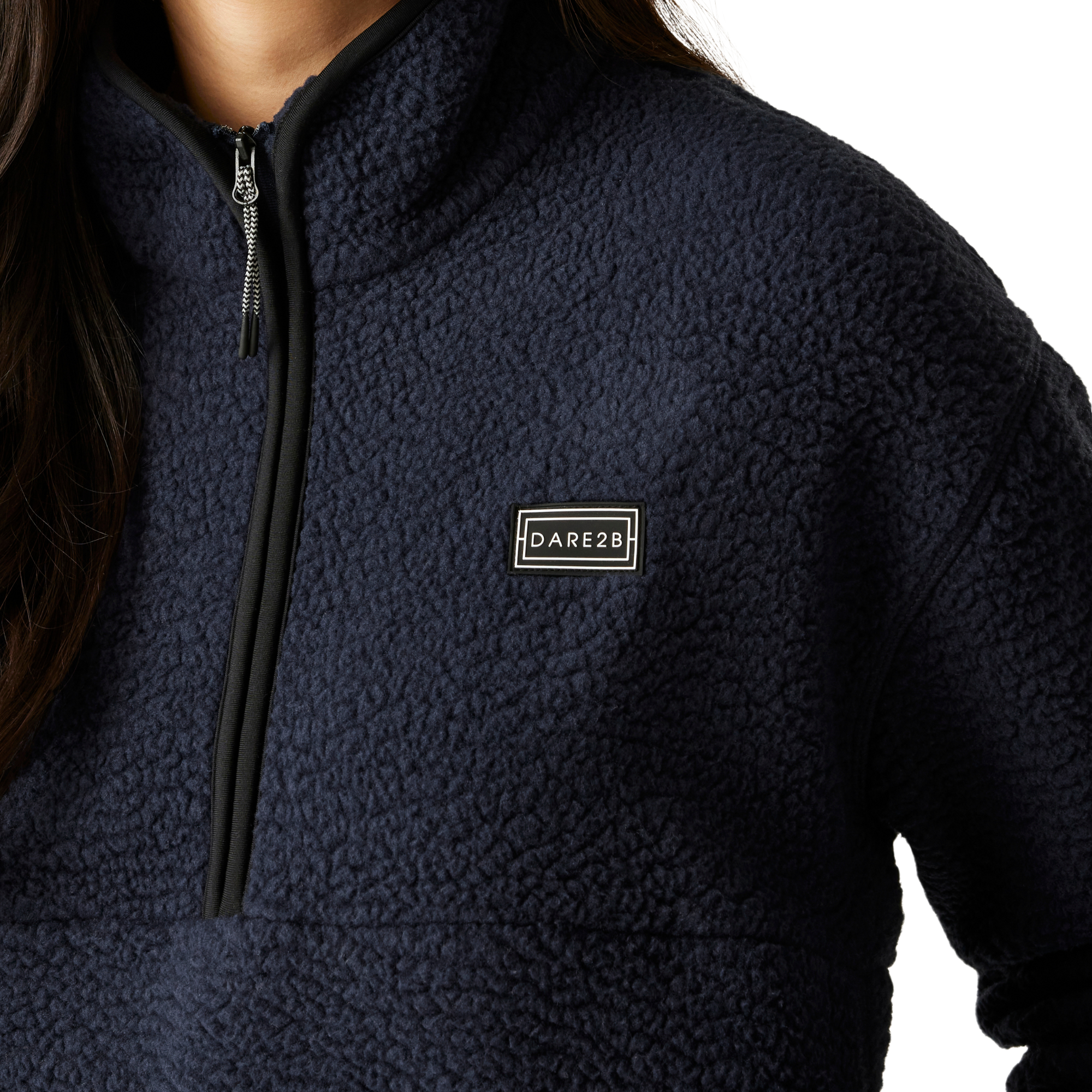 Dare 2B Women's Slide Out Half Zip Fleece Top Navy 540 DWA538