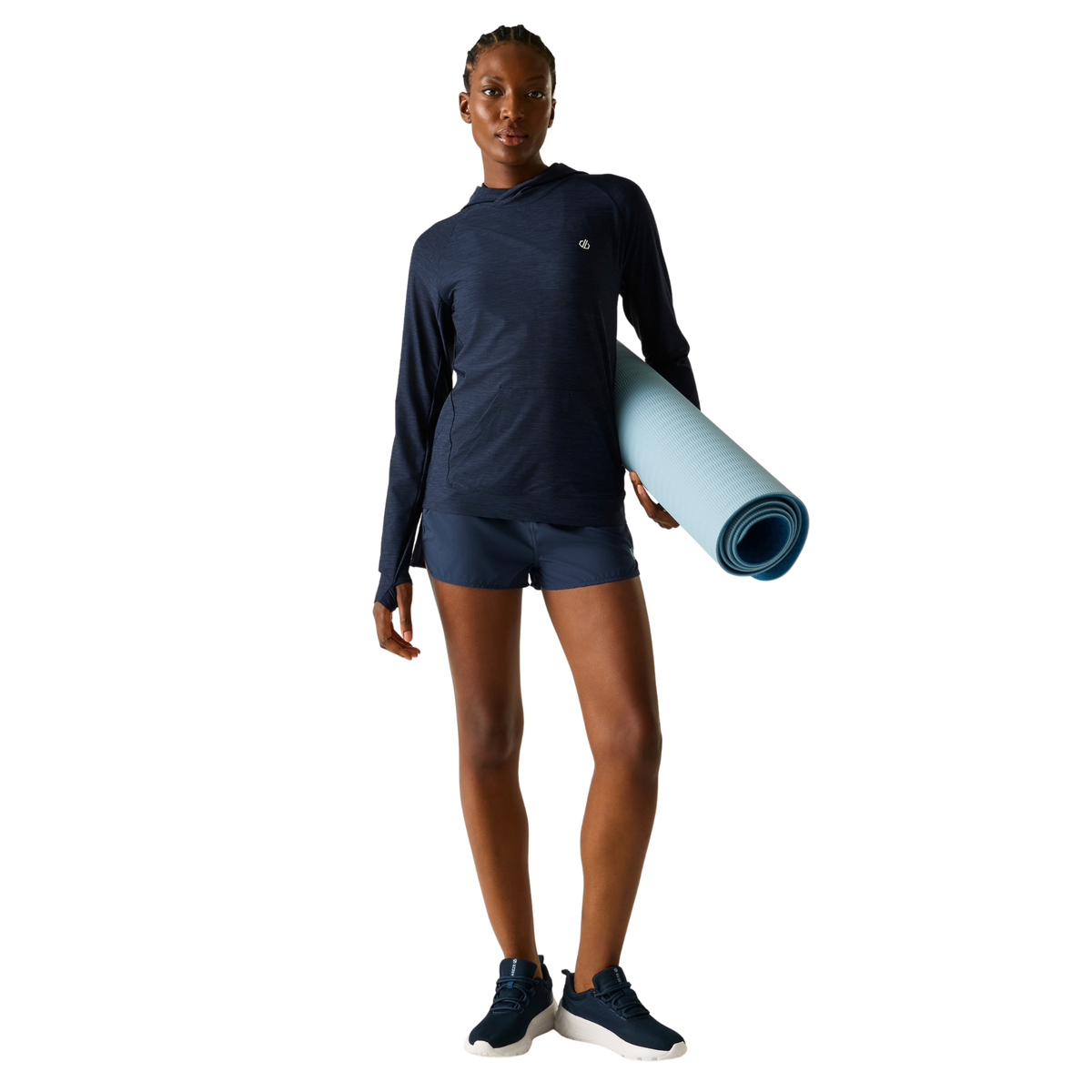 Dare 2B Women's Sprint City UPF50 Lightweight Hoody Technical Top Navy 540 DWT456