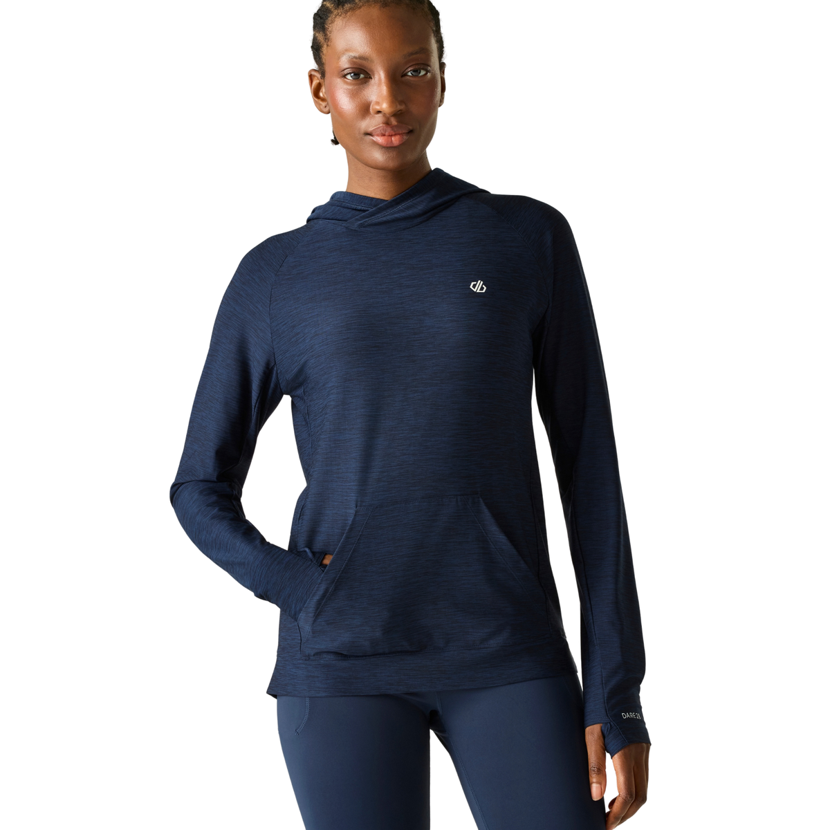 Dare 2B Women's Sprint City UPF50 Lightweight Hoody Technical Top Navy 540 DWT456
