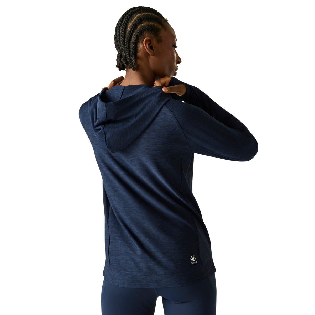 Dare 2B Women's Sprint City UPF50 Lightweight Hoody Technical Top Navy 540 DWT456