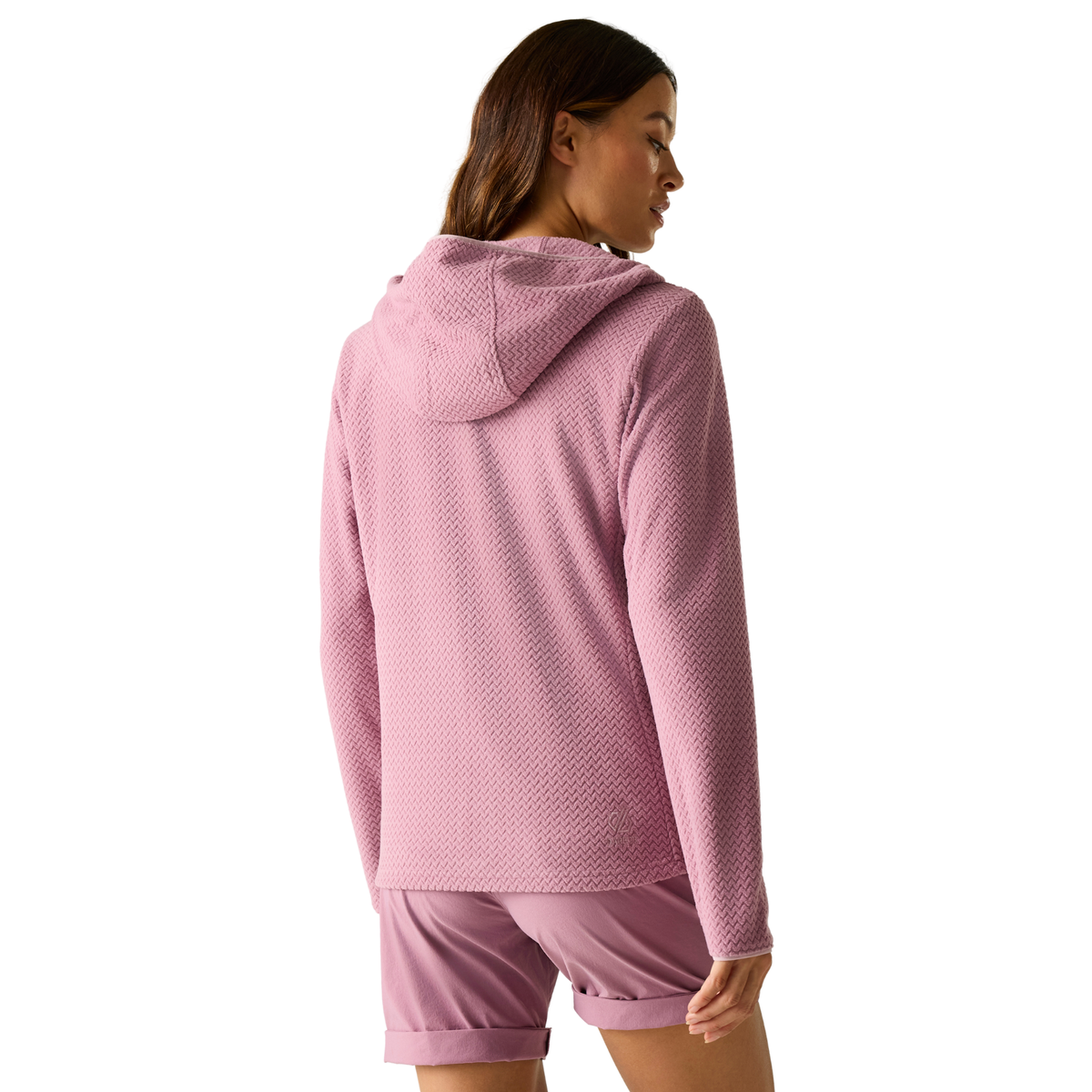 Dare 2B Women's Switch Up Pro UPF50 Hooded Full Zip Fleece (Dusky Orchid)
