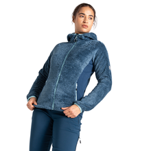 Load image into Gallery viewer, Dare 2B Women&#39;s Torrek Mountain Pro Midlayer Full Zip Fleece Jacket (Moonlight Denim)

