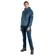 Load image into Gallery viewer, Dare 2B Women&#39;s Torrek Mountain Pro Midlayer Full Zip Fleece Jacket (Moonlight Denim)
