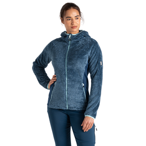 Dare 2B Women's Torrek Mountain Pro Midlayer Full Zip Fleece Jacket (Moonlight Denim)