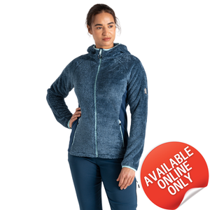 Dare 2B Women's Torrek Mountain Pro Midlayer Full Zip Fleece Jacket (Moonlight Denim)