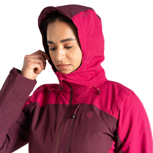 Dare 2B Women's Torrek Mountain Waterproof Jacket (Fig/Berry Pink)