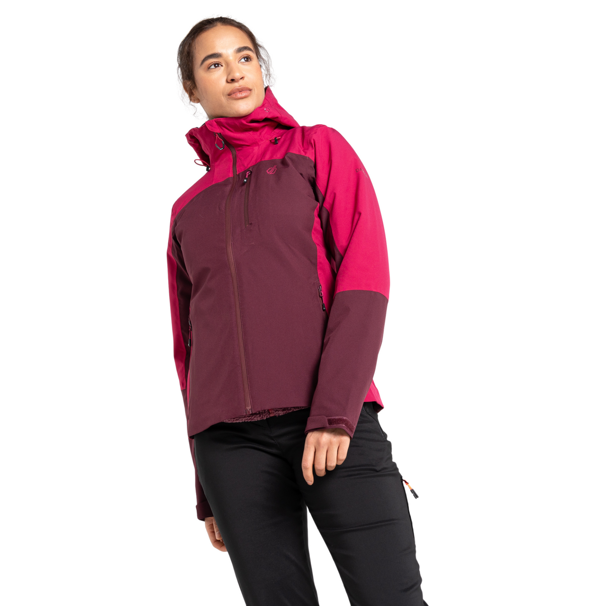 Dare 2B Women's Torrek Mountain Waterproof Jacket (Fig/Berry Pink ...