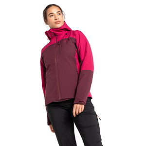 Dare 2B Women's Torrek Mountain Waterproof Jacket (Fig/Berry Pink)