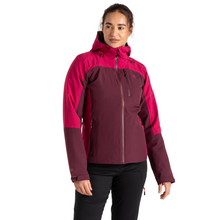 Load image into Gallery viewer, Dare 2B Women&#39;s Torrek Mountain Waterproof Jacket (Fig/Berry Pink)
