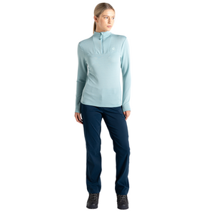 Dare 2B Women's Torrek Overhead Midlayer Quarter Zip Fleece Top (Aquifer)