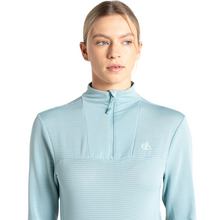 Load image into Gallery viewer, Dare 2B Women&#39;s Torrek Overhead Midlayer Quarter Zip Fleece Top (Aquifer)
