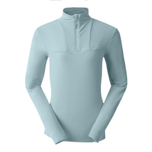 Load image into Gallery viewer, Dare 2B Women&#39;s Torrek Overhead Midlayer Quarter Zip Fleece Top (Aquifer)
