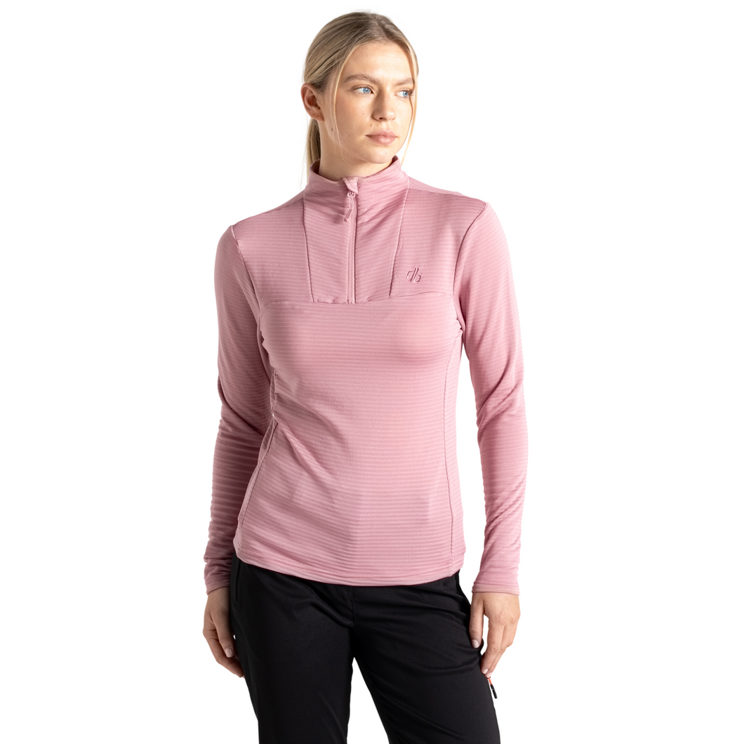 Dare 2B Women's Torrek Overhead Midlayer Quarter Zip Fleece Top (Lilas)