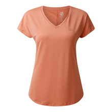 Load image into Gallery viewer, Dare 2B Women&#39;s Vigilant Short Sleeve Technical Tee (Shrimp)
